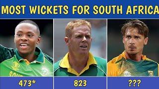 Top 10 South African Bowlers With Most WICKETS In International Cricket (1971-2023)