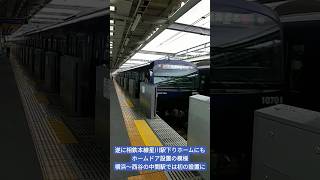 遂に相鉄本線星川駅下りホームにもホームドア設置の模様