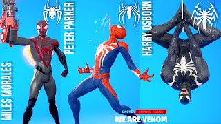 Team Marvel's Spider-Man 2: PETER PARKER vs MILES MORALES vs HARRY OSBORN VENOM