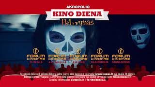 AKROPOLIO kino diena - tik lapkričio 3 dieną