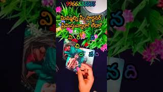 మిమ్మల్ని మీ పార్టనర్ ప్రేమిస్తున్నారా? లేదా? #ytshorts #ytshortsindia #tarotreadingtelugu #tarot