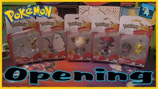 Jazwares Pokémon Wave 17 Figure Opening! (Weavile, Primeape, Butterfree, Rotom & Lechonk)