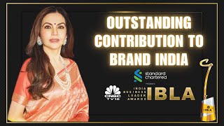 Nita Ambani Wins The ‘Outstanding Contribution To Brand India’ At The 20th Edition IBLA 2024