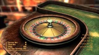 Fallout 3 Gameplay New Vegas Roulette Glitch for infinite money! [HD]