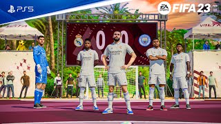 FIFA 23 VOLTA - Real Madrid vs Manchester City Ft. Mbappe vs. Haaland | PS5™ Gameplay [4K60]