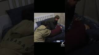trying to adjust on the bed😂🤣🤣🤣😂😂 #bts #runbts