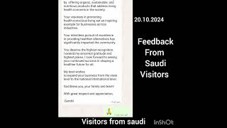 தொடர்பு கொள்ளலே வணிகம்Visitors from saudi feedback from saudi visitors#dharaniherbbals