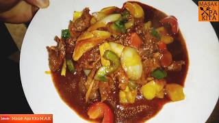 Resepi Daging Masak Lada Hitam