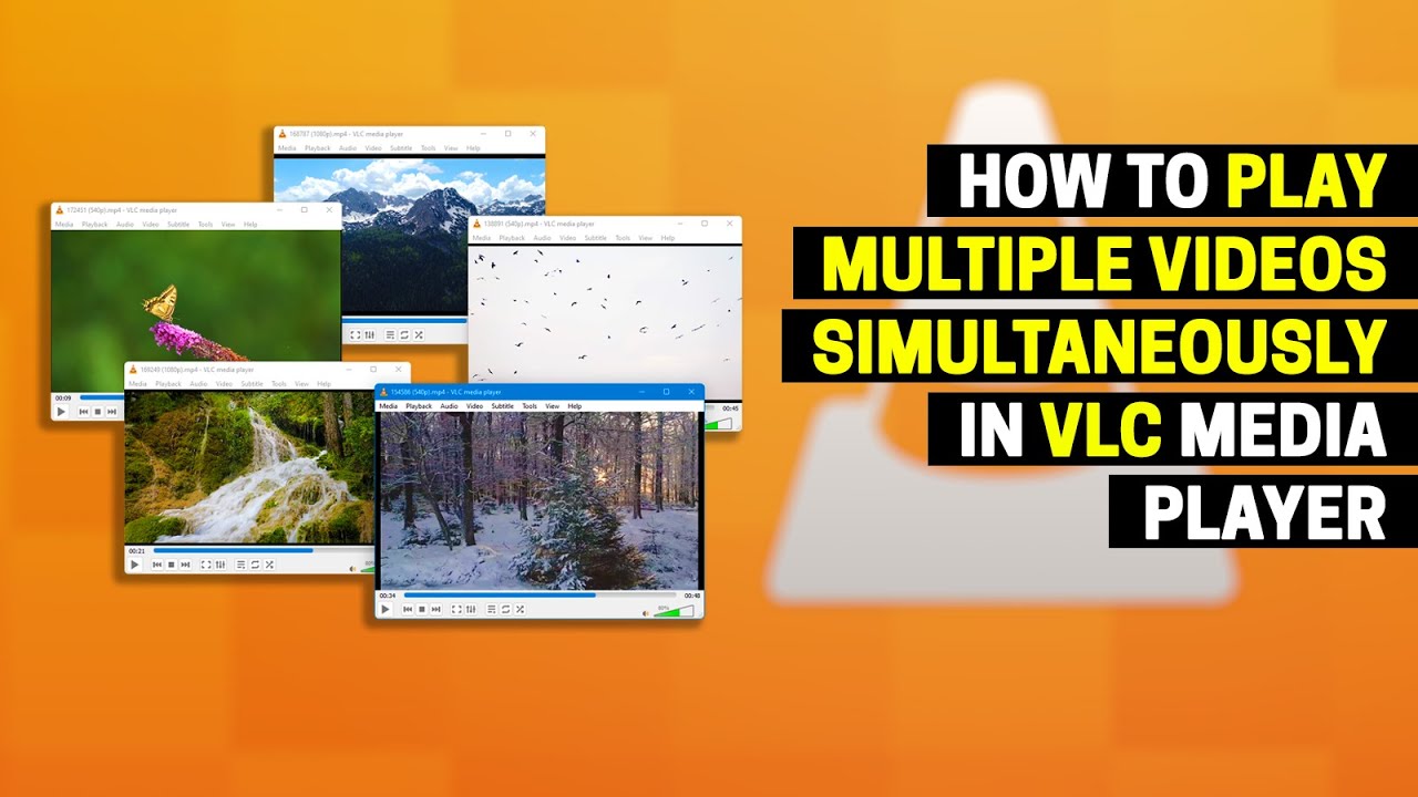 How To Play Multiple Videos Simultaneously In Vlc Media Player Youtube