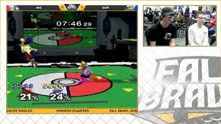 Fall Brawl 2018: Daz (Falco) vs. Eloy (Fox) - SSBM Singles WQ