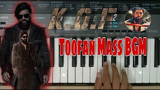 Toofan Mass BGM | Toofan Song remix | Yash | Sanjay | Raveena | Prashant | KGF Chapter 2 BGM #shorts