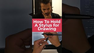 How To Hold A Pencil Stylus for Drawing Digital Art #shorts