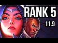 IRELIA vs LUCIAN (MID) | Rank 1 Irelia, Rank 5, 9 solo kills | BR Challenger | v11.9