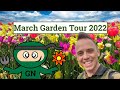 March Spring Garden Tour 2022: Bulbs, Climbing plants & Shady Shrubs