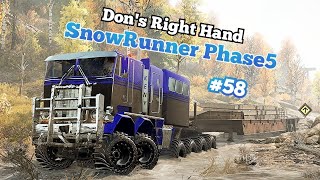 SnowRunner | Don's Right Hand - PHASE5 | Kenny k100 12x12 | Gameplay 58 | Unlock Trailer Depot