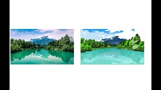 Google Drawing Landscape Demo Part 1