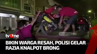 Polisi Sita Puluhan Motor  dengan Knalpot Brong | Ragam Perkara tvOne