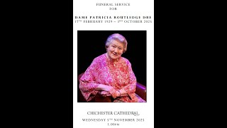 The Funeral of Dame Patricia Routledge