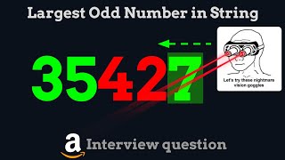 Largest Odd Number in String - Leetcode 1903