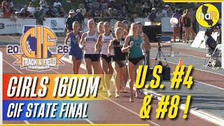 2026 TF - CIF State Meet - Girls 1600M Championship - #4 & #8 in U.S.!!