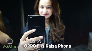 OPPO F1s Raisa Phone Hands-on Indonesia