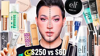 Testing EVERY ELF Makeup DUPE vs the ORIGINAL! is the dupe better?