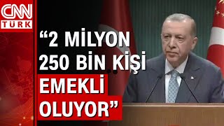 Cumhurbaşkanı Erdoğan EYT’nin detaylarını tek tek açıkladı: “EYT’de yaş sınırı yok”
