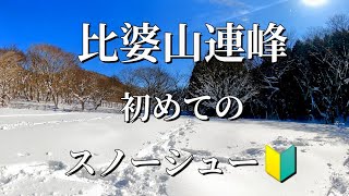 【ソロ登山】比婆山連峰烏帽子山の空に広がる白銀の世界をスノーシューハイク