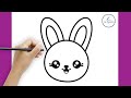 COMMENT DESSINER UN VISAGE DE LAPIN SI MIGNON GUIDE ÉTAPE PAR ÉTAPE