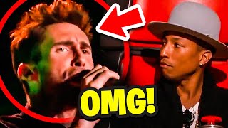 Famous celebrities prank coaches in the voice auditions | PART 3