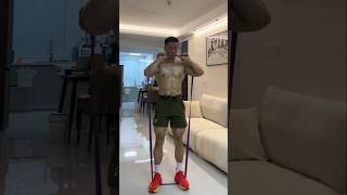 One Elastic band to train the whole body! Resistance band full body workout ,#elasticband #shorts