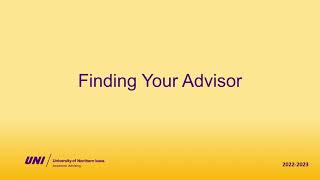 Finding Your Academic Advisor