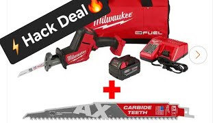 Hack Deal 🔥Milwaukee M18 FUEL  Hacksaw