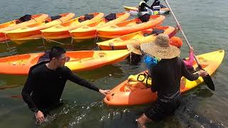 Sai Kung Pier to Long Mong Wan, Sharp Island, Kayak BBQ and Snorkelling 西貢碼頭去橋咀洲, 獨木舟,燒嘢食,浮潛24July21