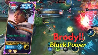 Brody Marksman dengan Damage Mematikan!🔥 -Mobilelegends