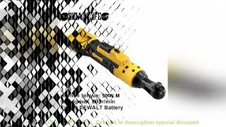 Electric Ratchet Wrench Set 500N.M Cordless Driver 3/8 in. Impact Removal Screw Nut Power