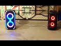 onn large party speaker gen. 2 u0026 1 🔉 🔉 how to do tws u0026 tws sound demo. bluetooth speakers in garage