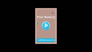 Pixel Memory Trailer - Phaser 3 Game | HTML5 Game | Free To Play