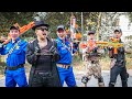 LTT Game Nerf War : Captain Warriors SEAL X Nerf Guns Fight Braum Crazy Swat Impersonator