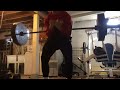 insanely easy 365 lb zercher deadlift