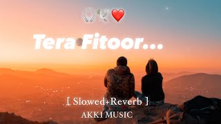 TeRa Fitoor.❤️ || Slowed+reverb || Lofi || Arijit Singh || AKKI MUSIC || Bollywood song ||#song#lofi