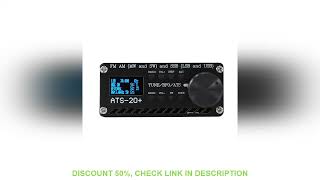 Receptor de rádio DSP SDR FM AM MW e SW SSB e USB SI4732 ATS-20 + Plus ATS20 V2 2024