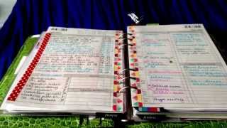 Setup of my A5 Amica Gillio planner