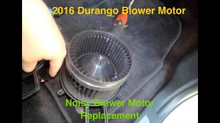 2016 Durango Blower Motor Replacement