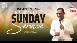 GLORIOUS LIFE CHURCH | SUNDAY WORSHIP (MALAYALAM) | LIVE 🔴 17th NOVEMBER 2024