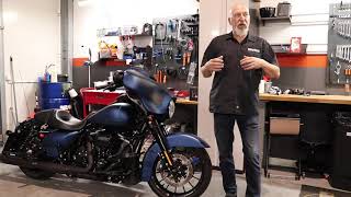 Lowering a Harley Davidson Street Glide M8 ANX with Legend