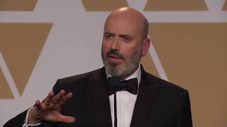 Mark Bridges Oscars Backstage Interview 2018 | ScreenSlam