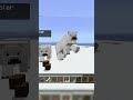 Just had a showdown with a polar bear in Minecraft! 🐻‍❄ Who knew they could pack such a punch? 😂