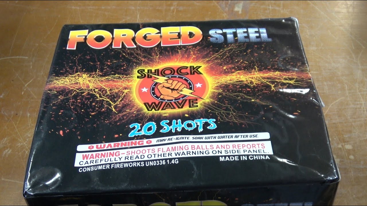 Forged Steel By Shockwave Fireworks (Fireworks Plus House Brand) - YouTube