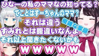 【えぺまつり】橘ひなのと花芽姉妹の複雑な家庭を知り戸惑う杏戸ゆげ【橘ひなの/花芽なずな/杏戸ゆげ/ぶいすぽ/切り抜き】